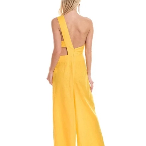 Farm Rio Asymmetrical Jumpsuit, Back Zip Closer - Picture 14 of 14